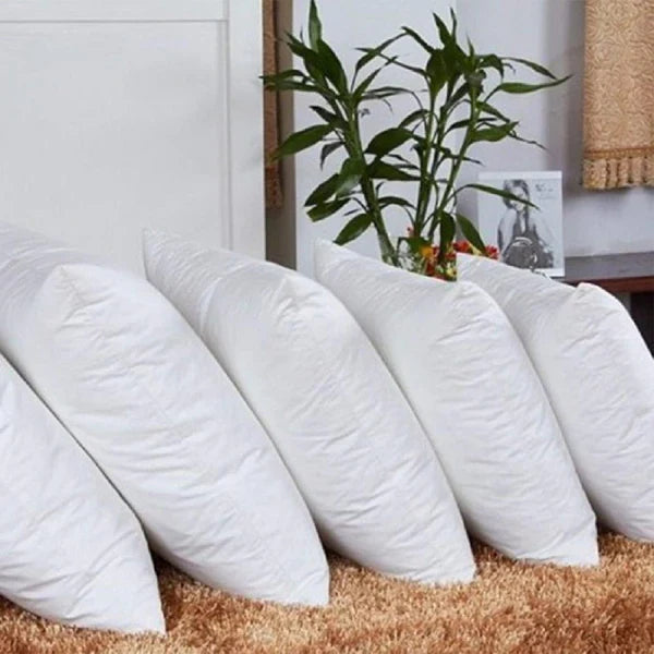 Pack of 5 White Filled Cushions FC 2
