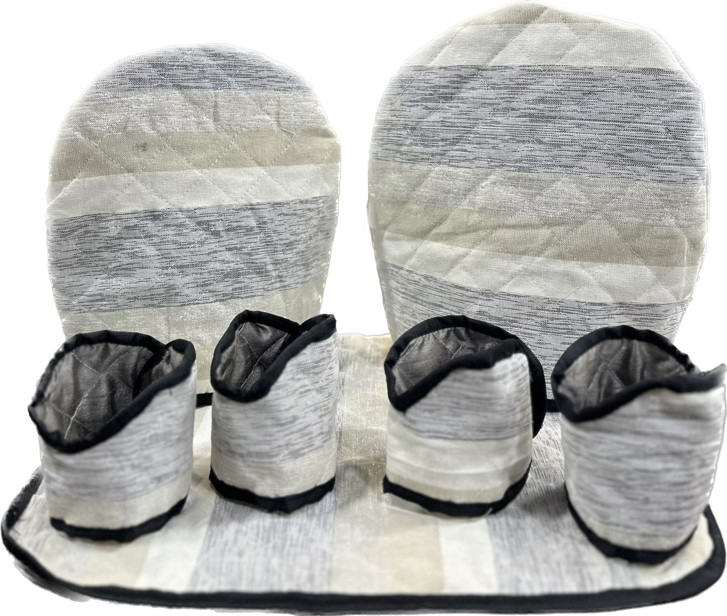 QUILTED 7PC COFFEE COZY SETS TCZ 002