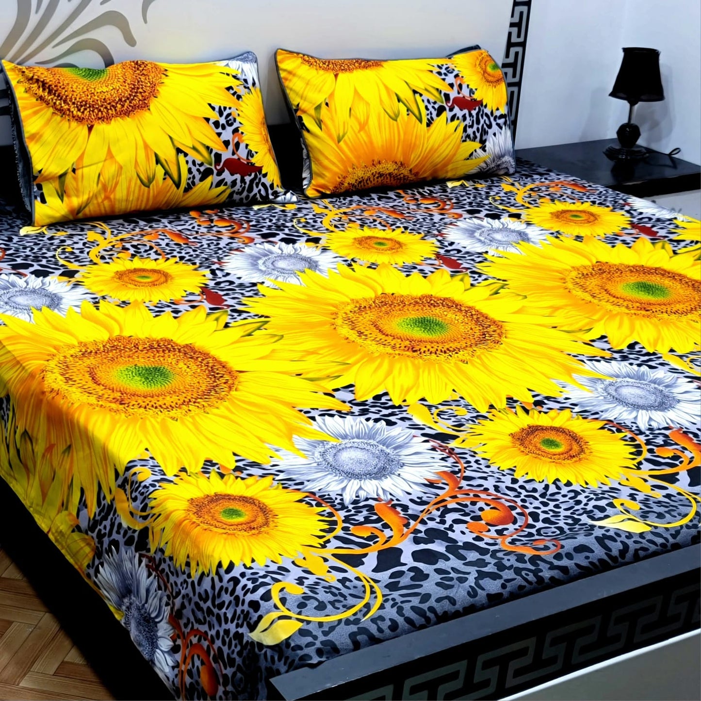 Cotton Satin King Size Bed Sheet STN 014