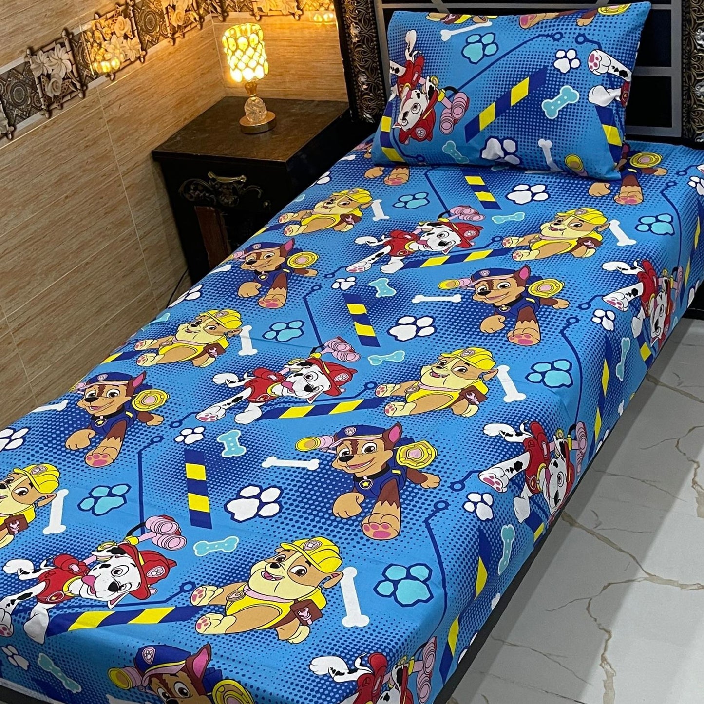 4 Pcs KIDS Single Pair Bedsheets (2x single bed sheets) KIDS 760
