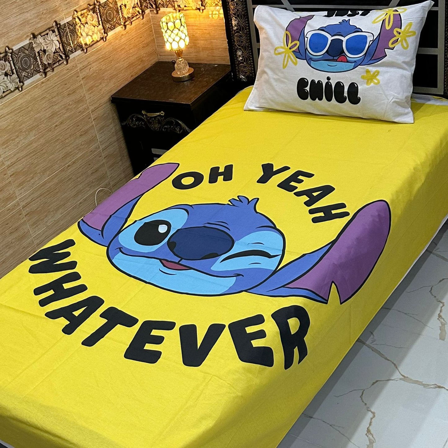 4 Pcs KIDS Single Pair Bedsheets (2x single bed sheets) KIDS 745