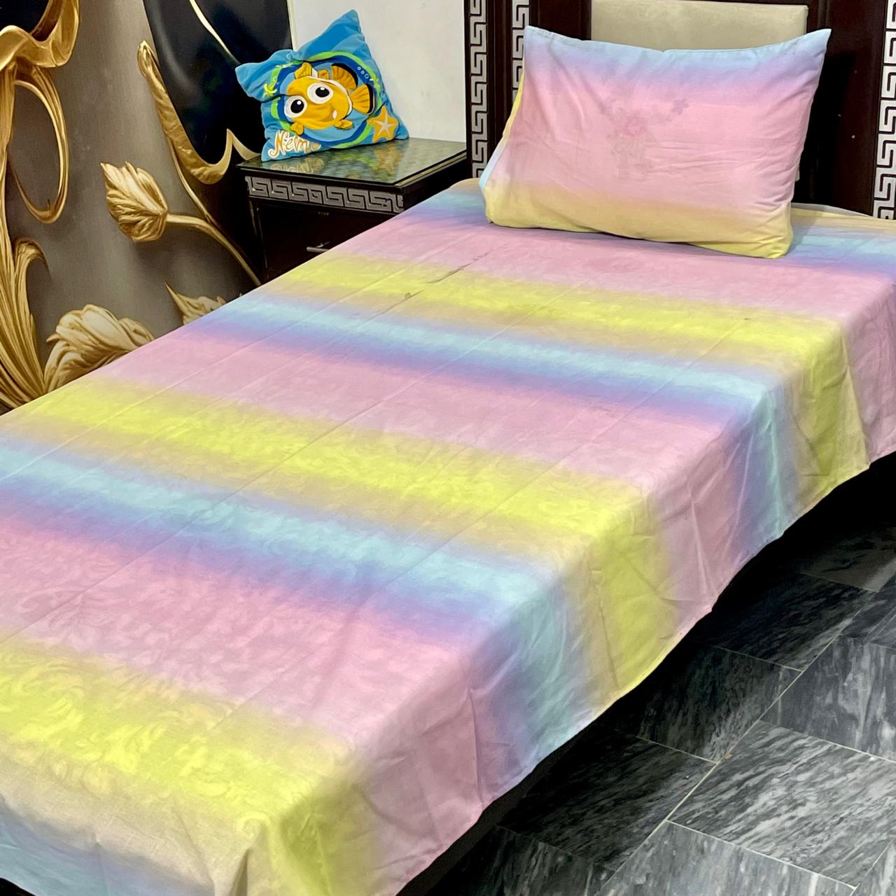 4 Pcs KIDS Single Pair Bedsheets (2x single bed sheets) KIDS 769