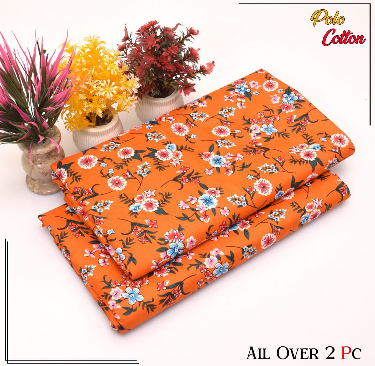 2 Piece – Cotton Digital Print Suit ( Design LS173)