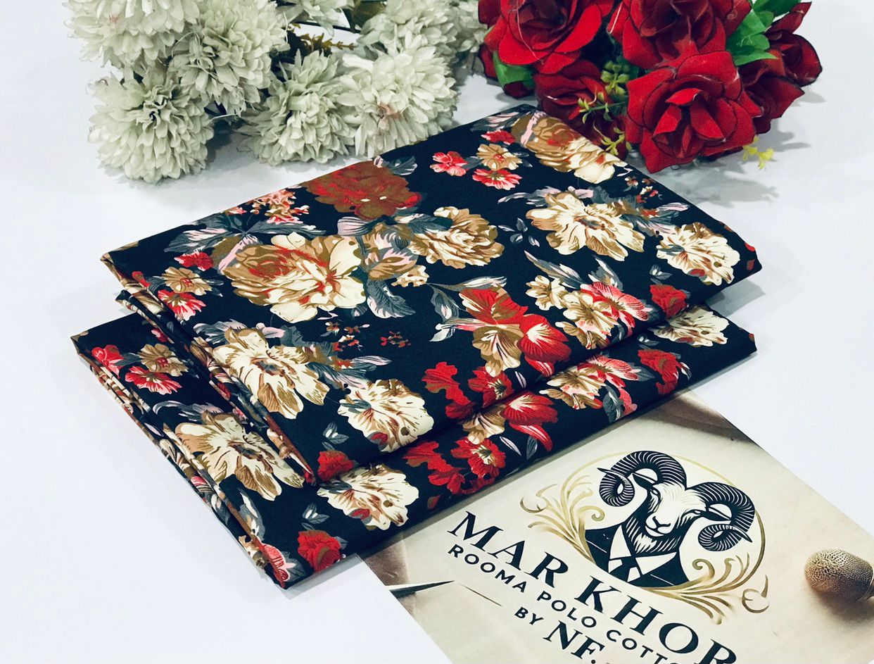 2 Piece – Cotton Digital Print Suit ( Design LS177)