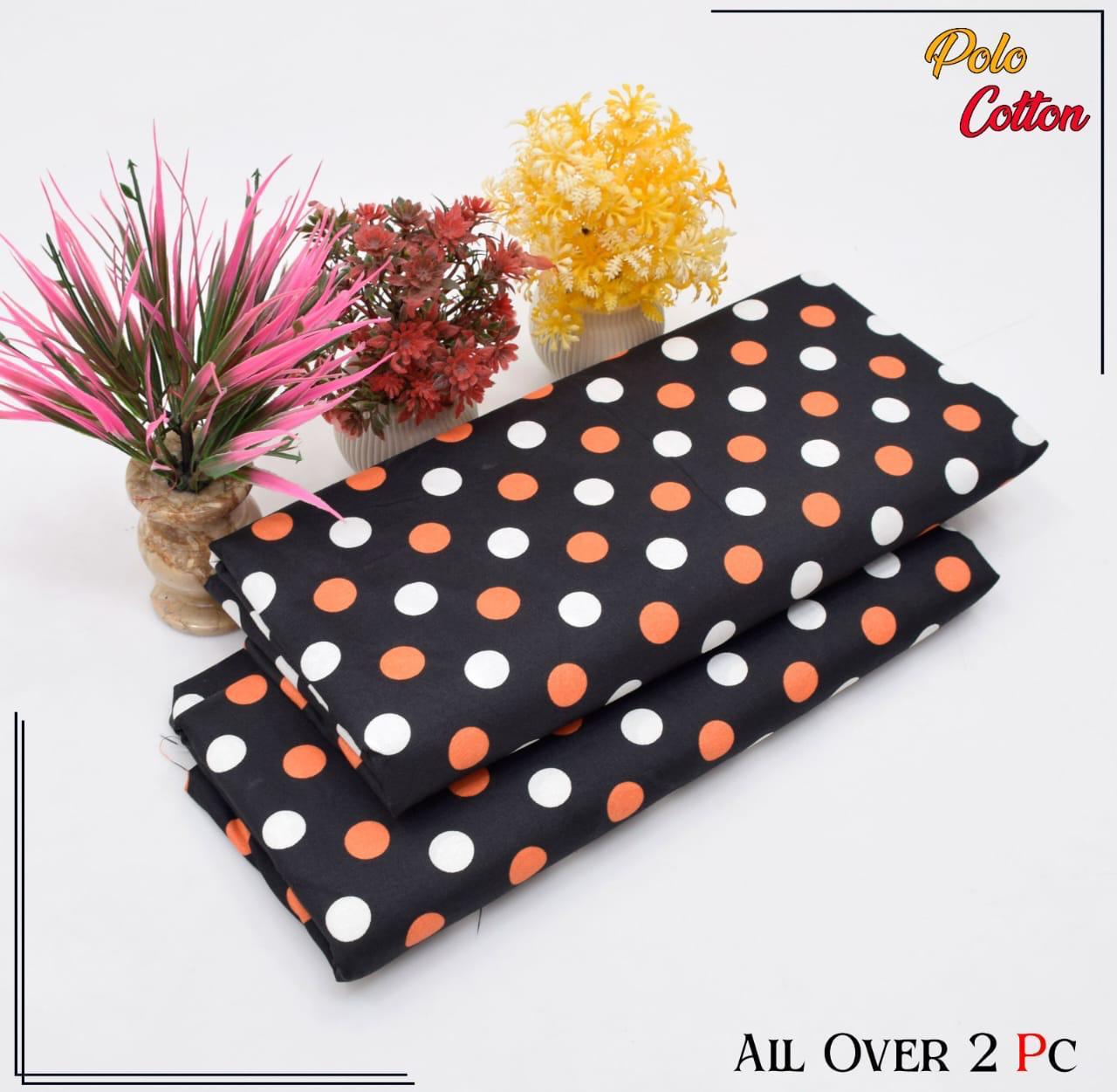 2 Piece – Cotton Digital Print Suit ( Design LS192)