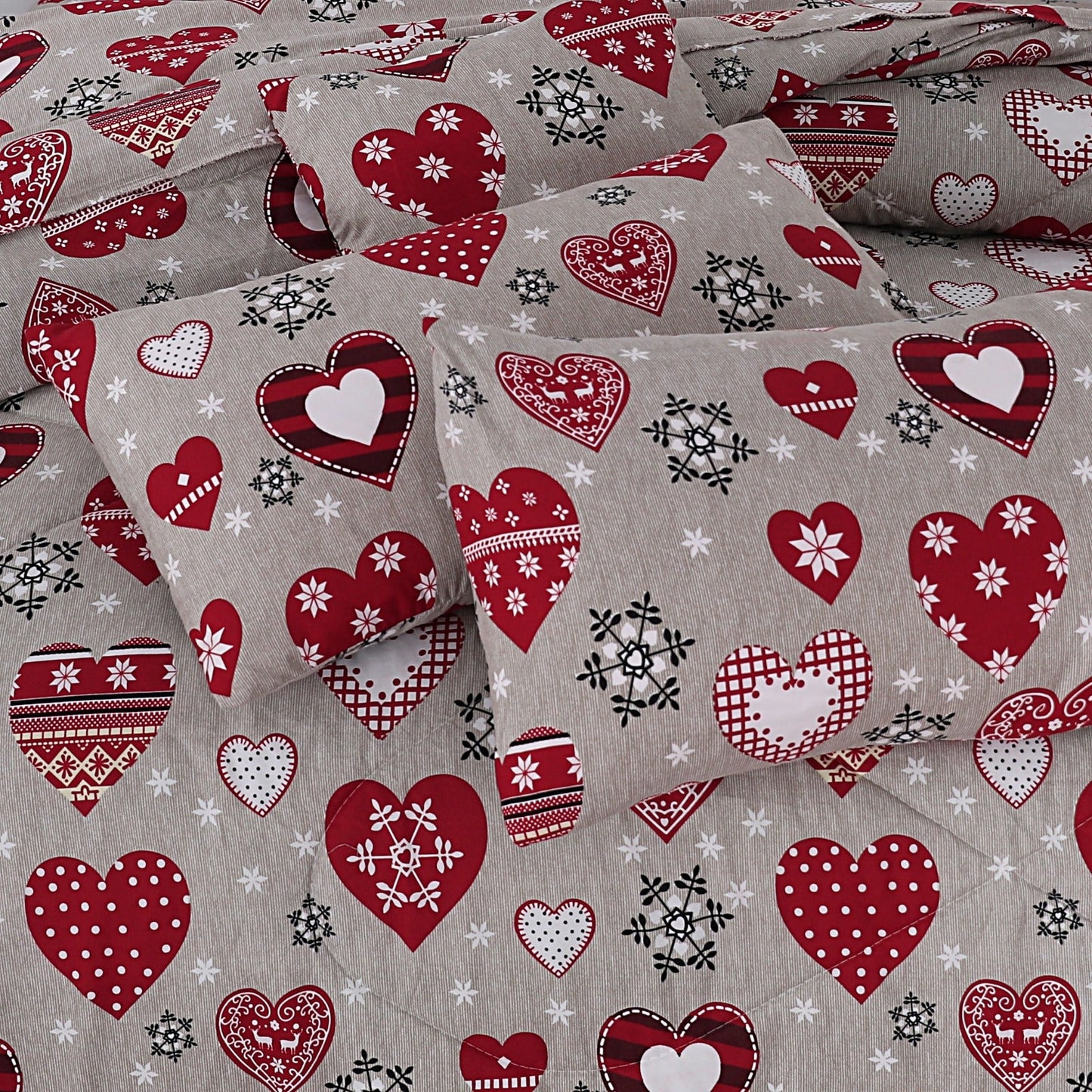 7 Pcs Comforter Set King Size Design KCC 00343