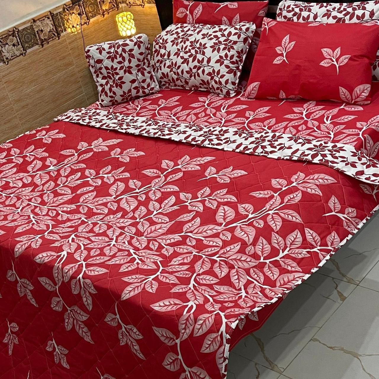 7 Pcs Comforter Set King Size Design KCC 00378