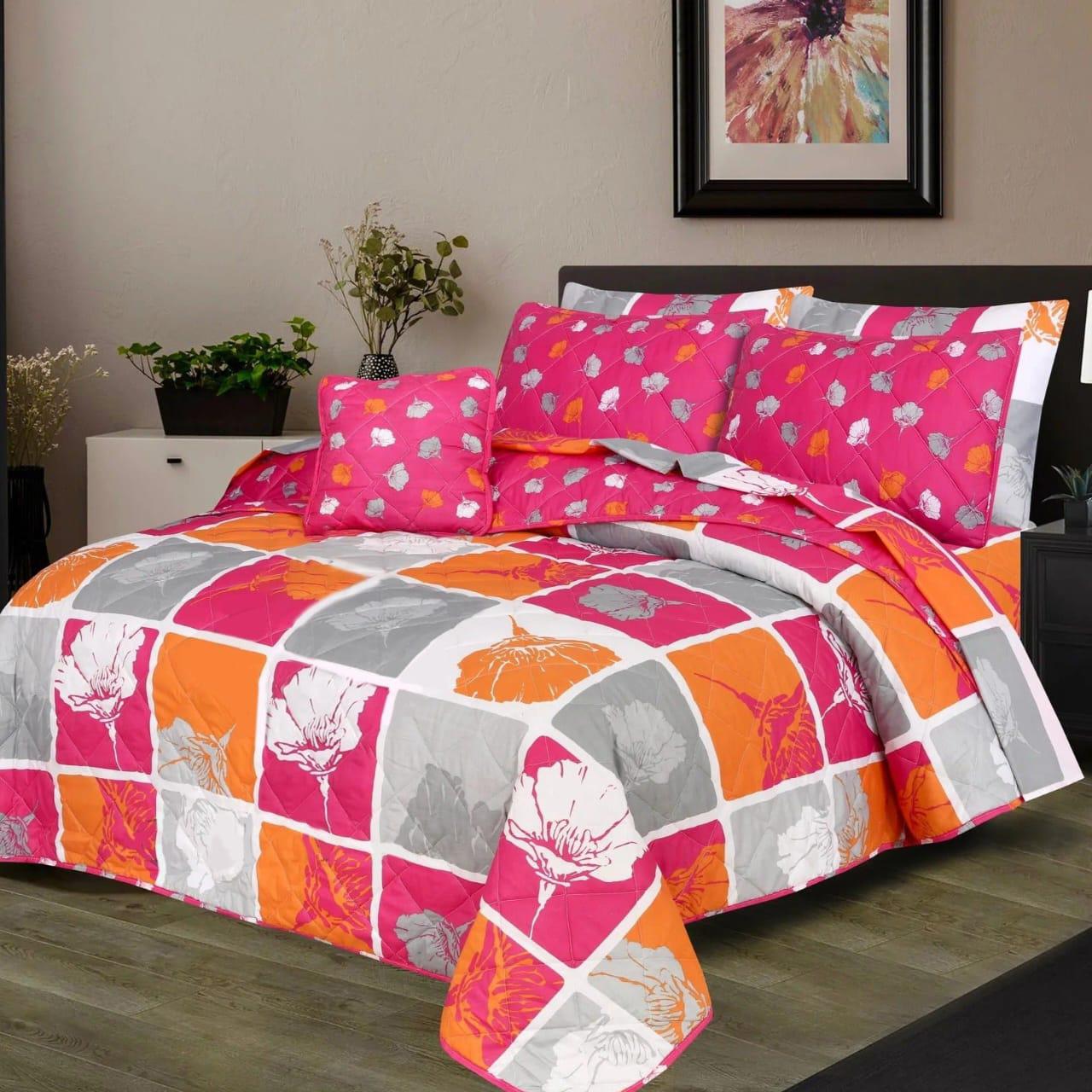 7 Pcs Comforter Set King Size Design KCC 00408