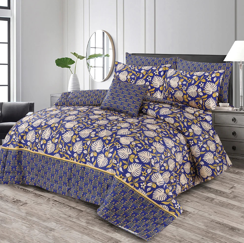 7 Pcs Comforter Set King Size Design KCC 00398