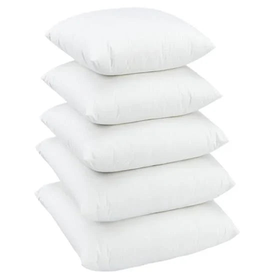 Pack of 5 White Filled Cushions FC 2