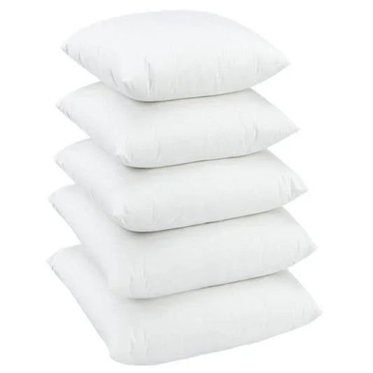 Pack of 5 White Filled Cushions FC 2