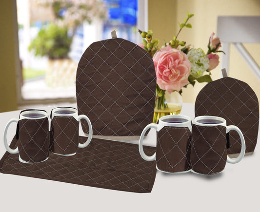 QUILTED 7PC COFFEE COZY SETS TCZ 005