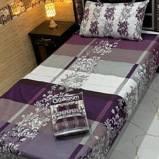 4 Pcs Single Pair Bedsheets (2x single bed sheets) 8880