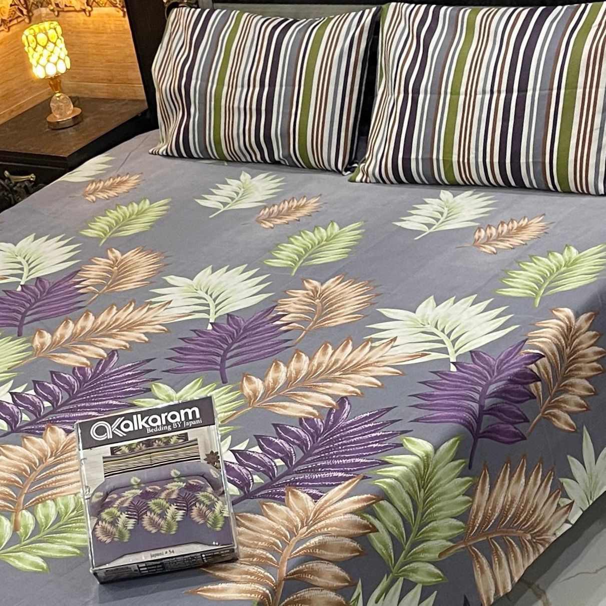 3 Pcs Cotton Bed sheet B 104