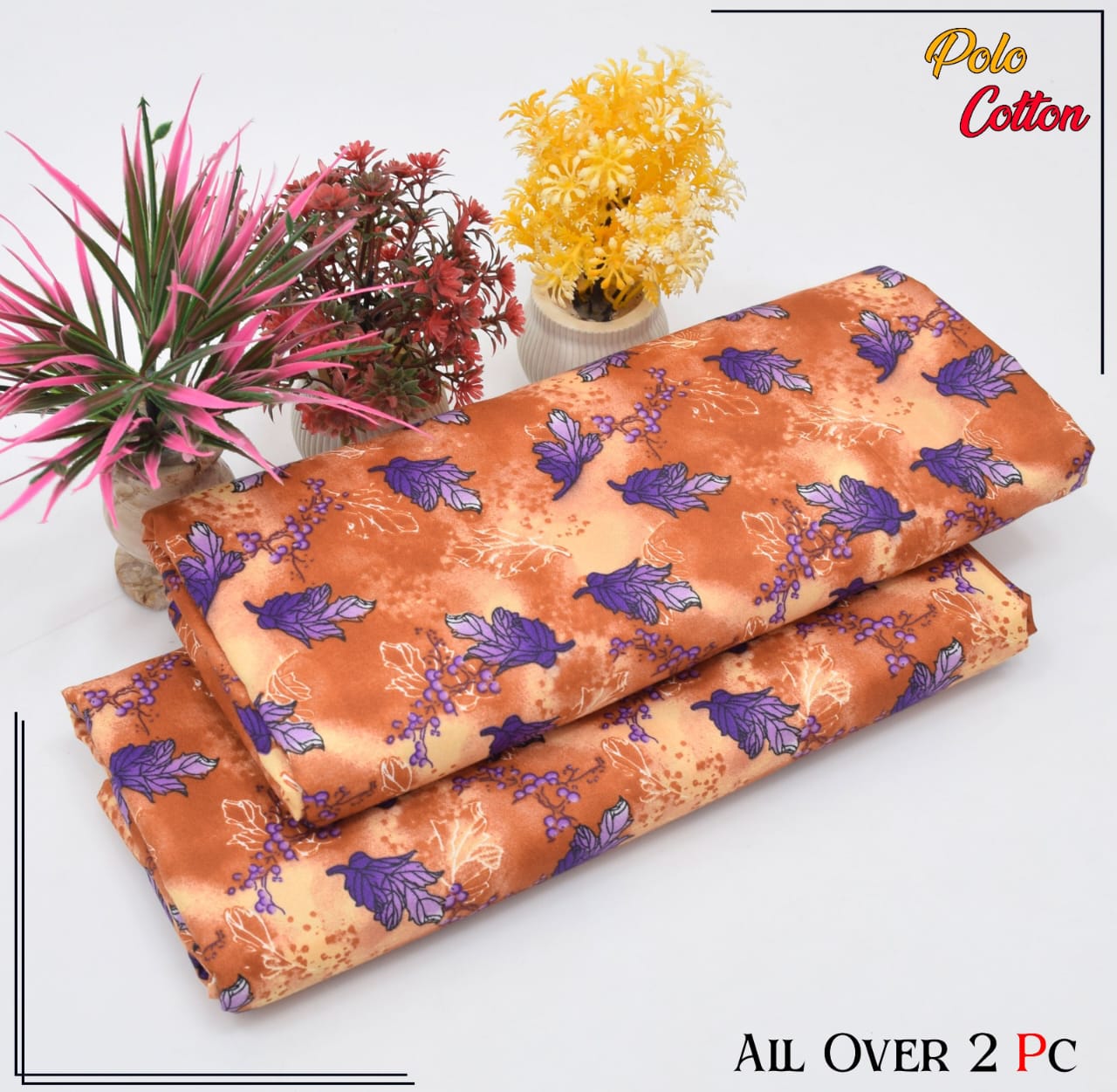 2 Piece – Cotton Digital Print Suit ( Design LS115)