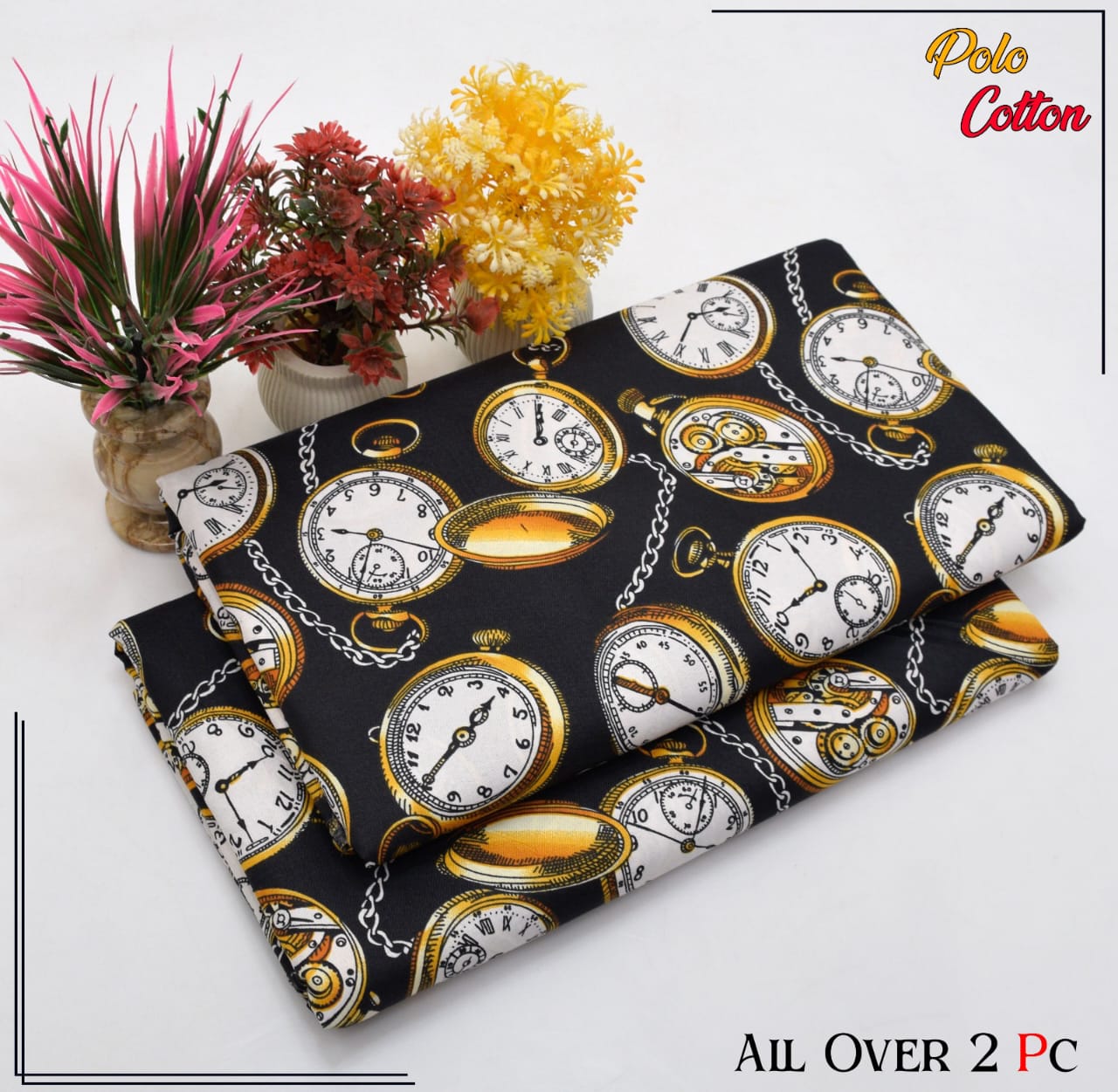 2 Piece – Cotton Digital Print Suit ( Design LS119)