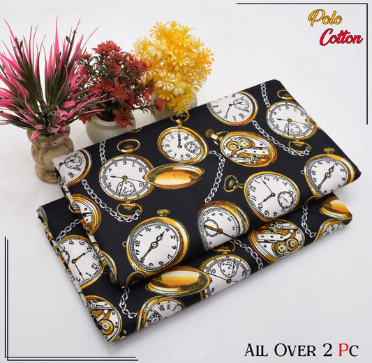 2 Piece – Cotton Digital Print Suit ( Design LS119)