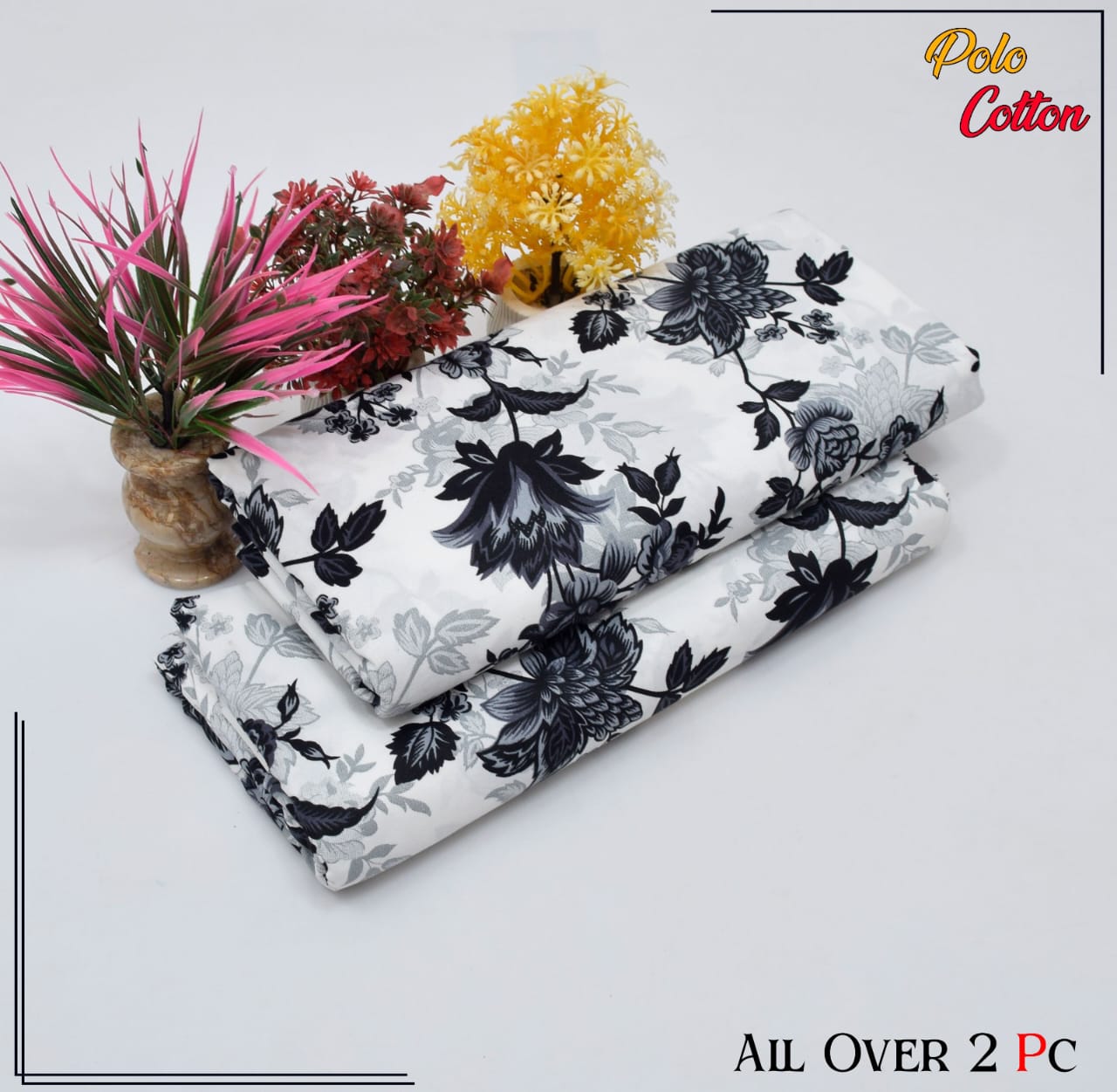 2 Piece – Cotton Digital Print Suit ( Design LS129)