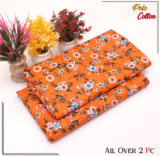 2 Piece – Cotton Digital Print Suit ( Design LS173)