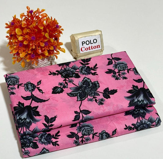 2 Piece – Cotton Digital Print Suit ( Design LS182)