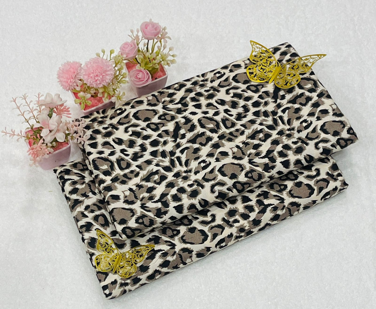 2 Piece – Cotton Digital Print Suit ( Design LS206)