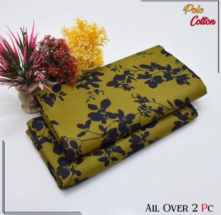 2 Piece – Cotton Digital Print Suit ( Design LS197)