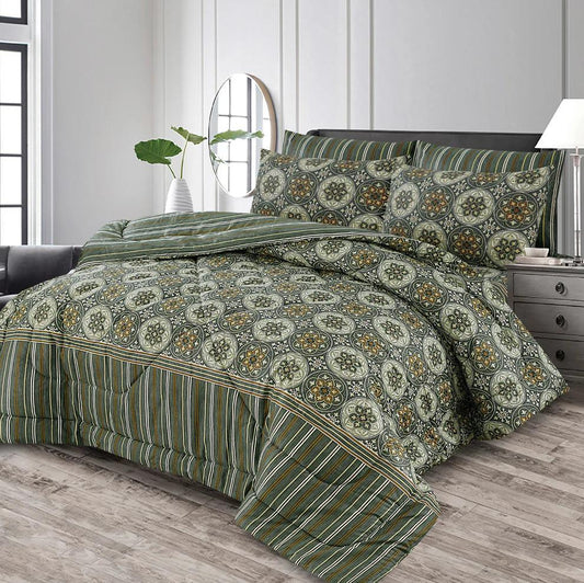 7 Pcs Comforter Set King Size Design KCC 00330