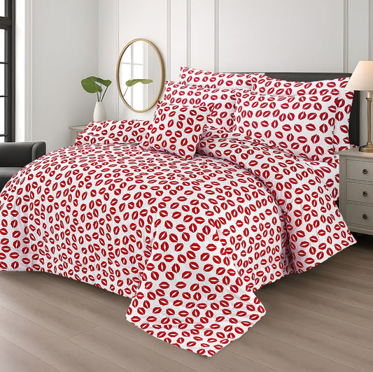 7 Pcs Comforter Set King Size Design KCC 00347