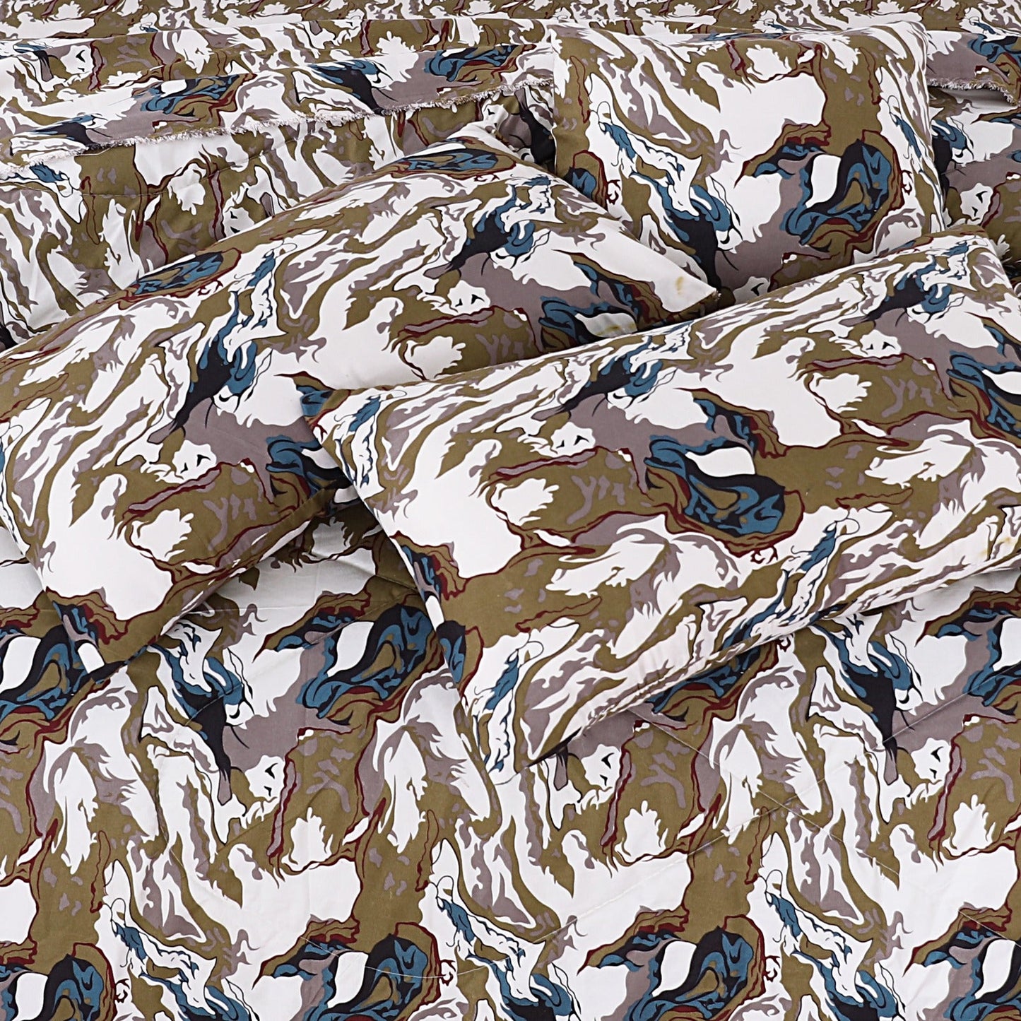 7 Pcs Comforter Set King Size Design KCC 00348