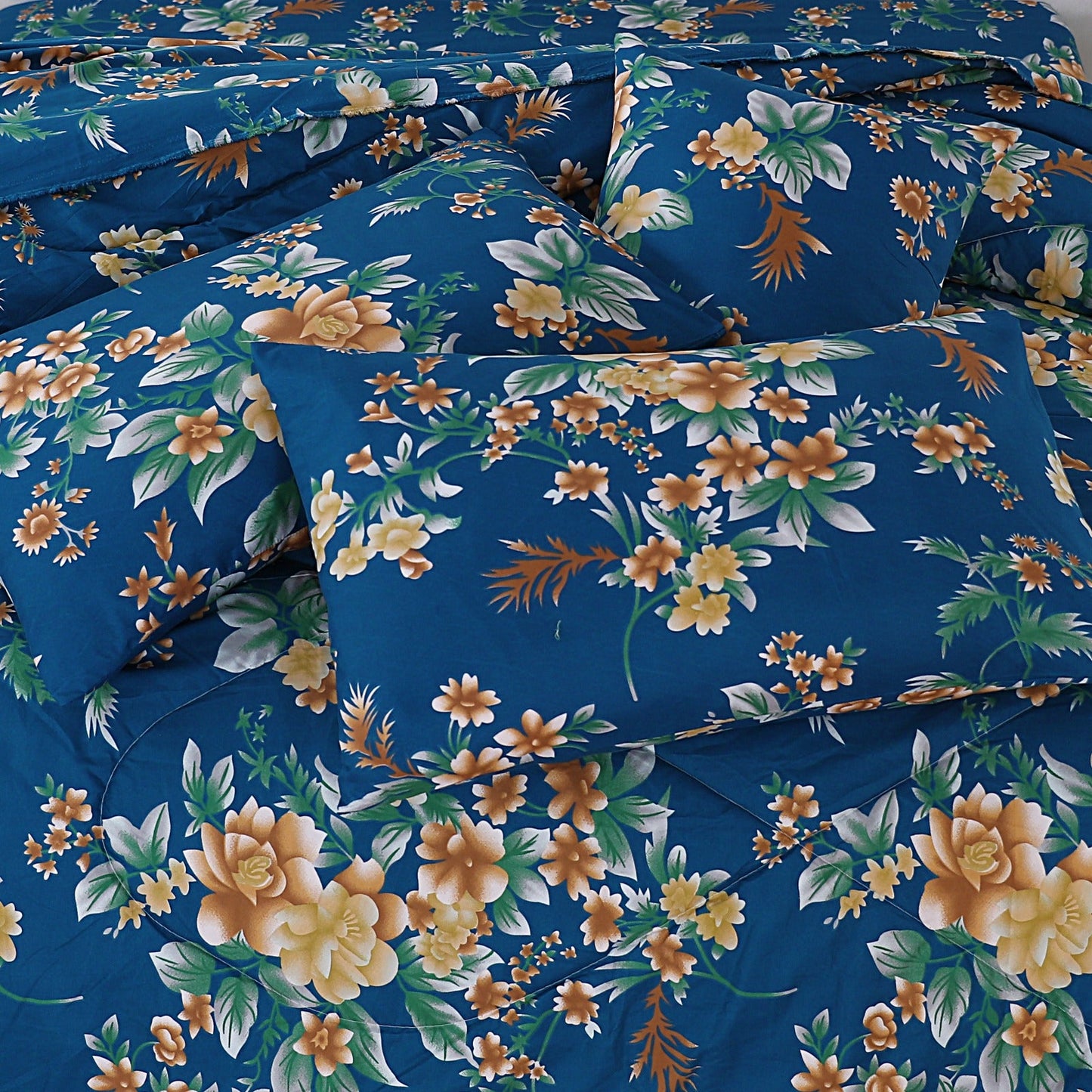 7 Pcs Comforter Set King Size Design KCC 00349