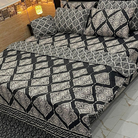 7 Pcs Comforter Set King Size Design KCC 00366