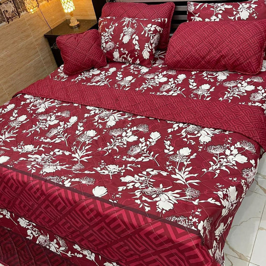 7 Pcs Comforter Set King Size Design KCC 00386
