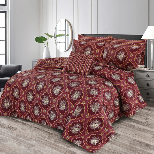 7 Pcs Comforter Set King Size Design KCC 00403
