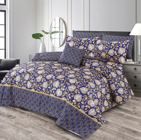 7 Pcs Comforter Set King Size Design KCC 00398