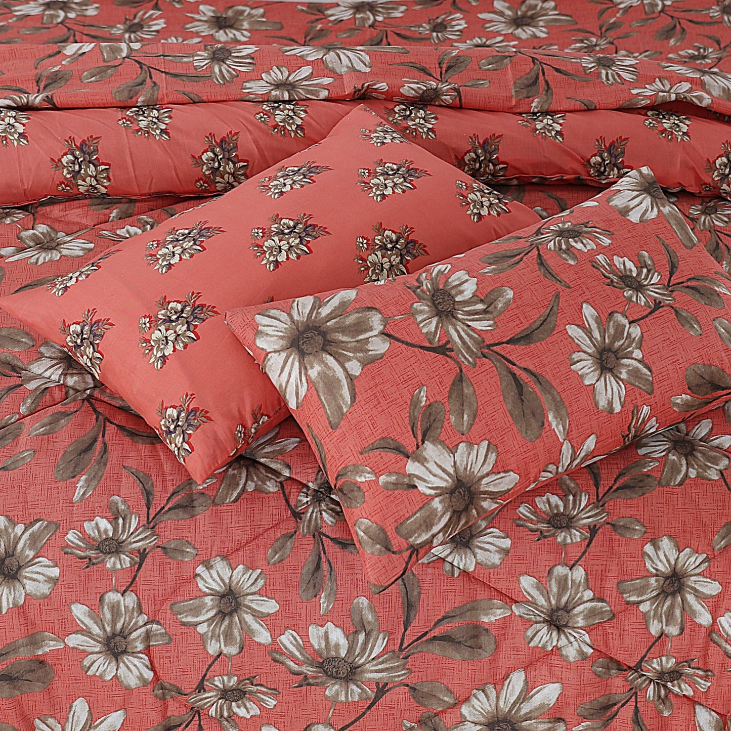 7 Pcs Comforter Set King Size Design KCC 00394