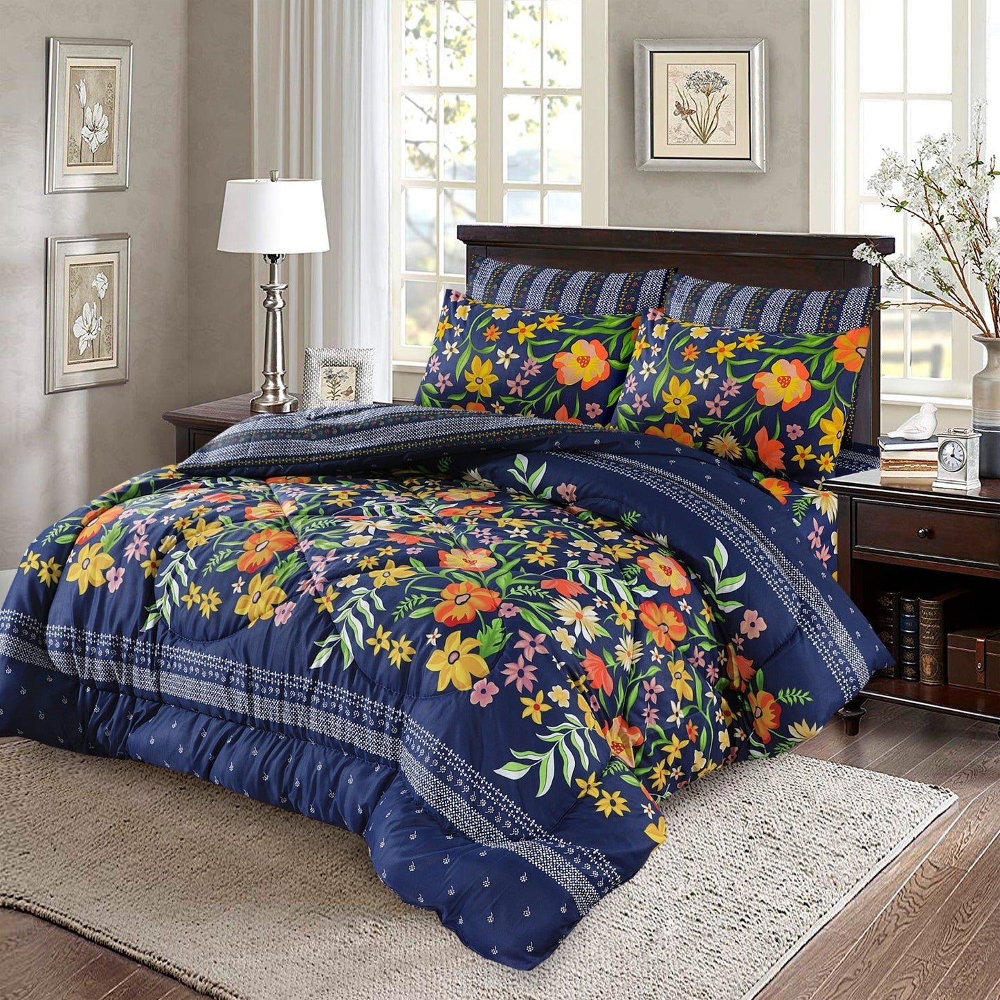 6 pc Winter Razai Set (Heavy Filling) RZ-35